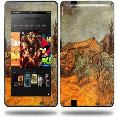 Vincent Van Gogh Wooden Sheds Decal Style Skin fits Amazon Kindle Fire HD 8.9 inch