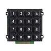 Jameco Valuepro AK-1607-N-BBW-R Switch Keypad, 16 Button with 8-Pin Solder Pad, 4 x 4 Key, 3.0" L x 2.8" W x 0.6" H view 1
