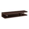 Dulles Glass Floating Shelf Brackets, Rectangular Clamps Heavy Duty, Oil Rubbed Bronze, for Glass, Wood, Acrylic Wall Mounted Shelf Support. 1 Piece view 1