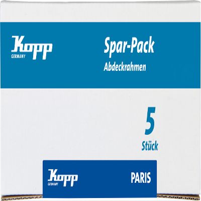 Kopp 402526016 2-Way Frame Paris, Pack of 5, Rosewood Brown