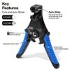 Klein Tools 11063W 7-Inch Heavy-Duty Automatic Wire Cutter/Stripper view 2