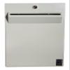 Protex Wall Mount Drop Box (LPD-161), for ballots, cash, checks, large size envelopes and other large documents, Piano hinge, Pre-drilled mounting holes off-white view 2