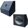 Absolute USA 6X9PKBG 6 X 9 Inches Angled/Wedge Box Speakers, Set of Two (Black/Grey) view 1