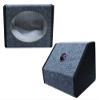 Absolute USA 6X9PKBG 6 X 9 Inches Angled/Wedge Box Speakers, Set of Two (Black/Grey) view 3