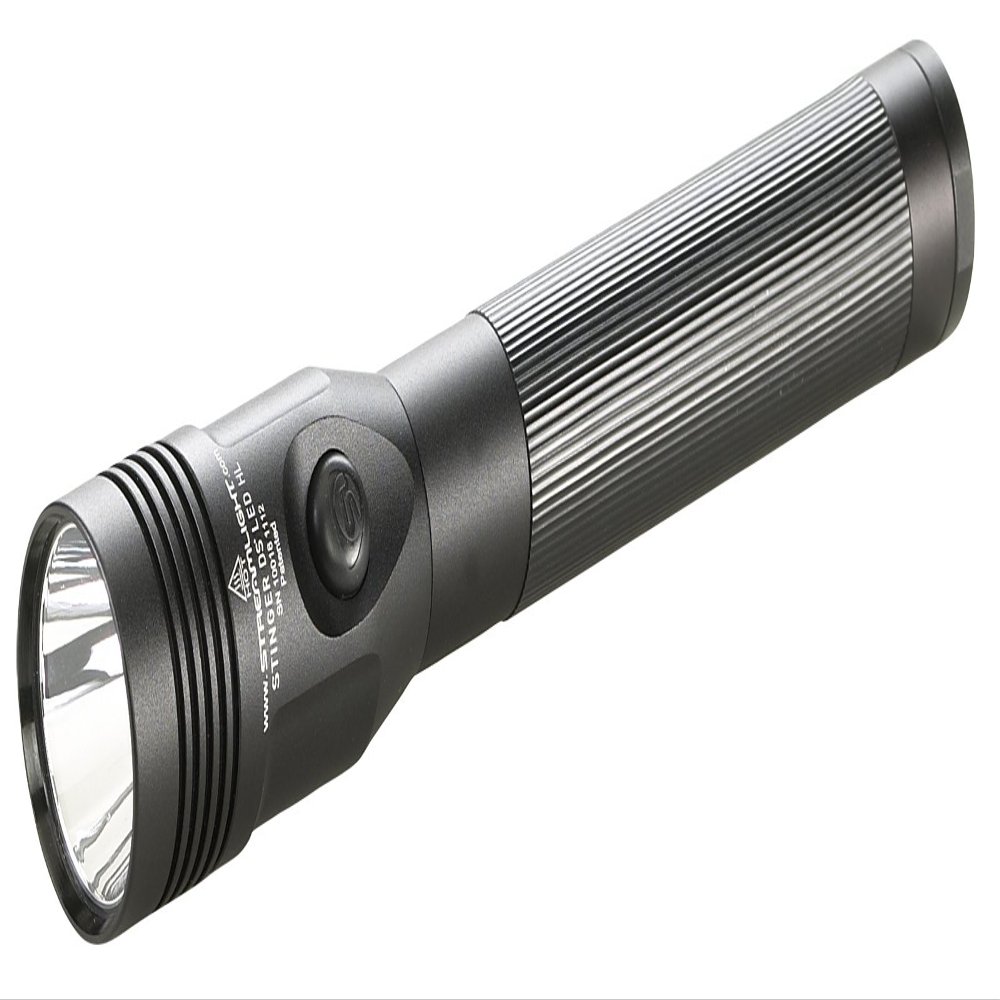 Streamlight 75453 Stinger DS HL 800-Lumen 24000-Candela Rechargeable LED Flashlight with Dual Switches Without Charger, Black