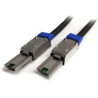 StarTech.com 3m External Mini SAS Cable - Serial Attached SCSI SFF-8088 to SFF-8088 - 2x SFF-8088 (M) - TAA Compliant - 3 meter, Black (ISAS88883)