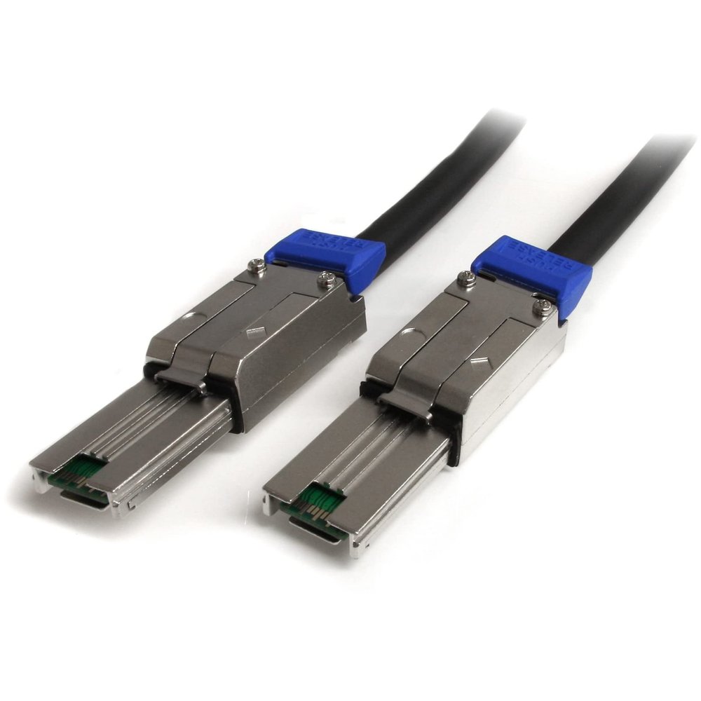 StarTech.com 3m External Mini SAS Cable - Serial Attached SCSI SFF-8088 to SFF-8088 - 2x SFF-8088 (M) - TAA Compliant - 3 meter, Black (ISAS88883)