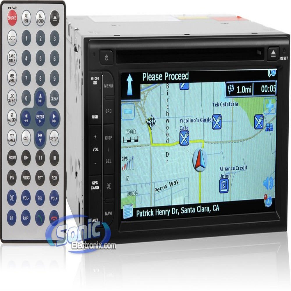 Metra In-Dash 6.1" Touchscreen CD/DVD/MP3/USB Car Stereo Receiver w/ GPS Navigation, Bluetooth