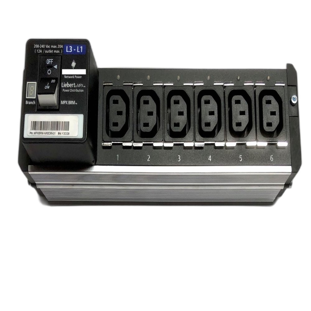 Liebert MPX BRM Receptacle Management - power control unit (MPXBRM-NRBD6N31) -