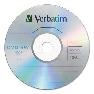 Verbatim DVD-RW 4.7GB 4X 30/PK Spindle VER95179