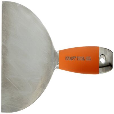 Kraft Tool DW733PF All Stainless Steel Joint Knife with Sure Grip Handle, 6-Inch