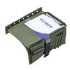 FlyBoys Classic Kneeboard for Pilots  Leg Strap, Flexible Clipboard, Eyelet Strip  General Aviation & EFB Compatible  Olive Green view 1