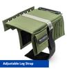 FlyBoys Classic Kneeboard for Pilots  Leg Strap, Flexible Clipboard, Eyelet Strip  General Aviation & EFB Compatible  Olive Green view 2