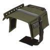 FlyBoys Classic Kneeboard for Pilots  Leg Strap, Flexible Clipboard, Eyelet Strip  General Aviation & EFB Compatible  Olive Green view 4