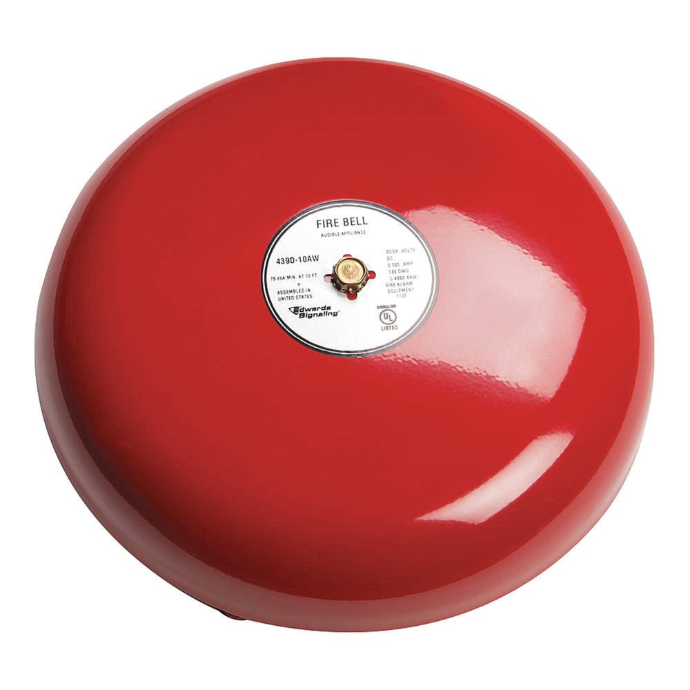 Fire Bell, Red, 10 in.