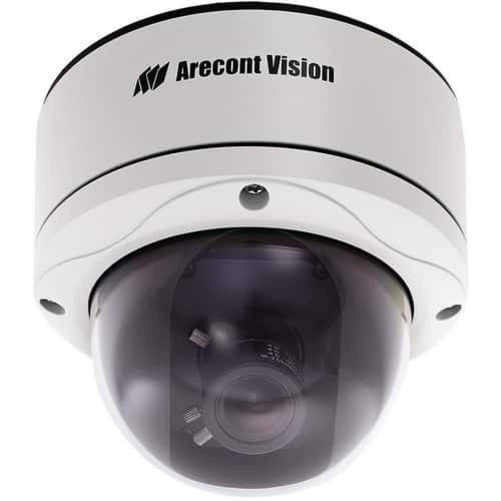 Arecont Vision 5-Megapixel AV5115DNv1 + MPL33-12 Varifocal and D4SO Surface Mount Outdoor Dome, 3 yr warranty
