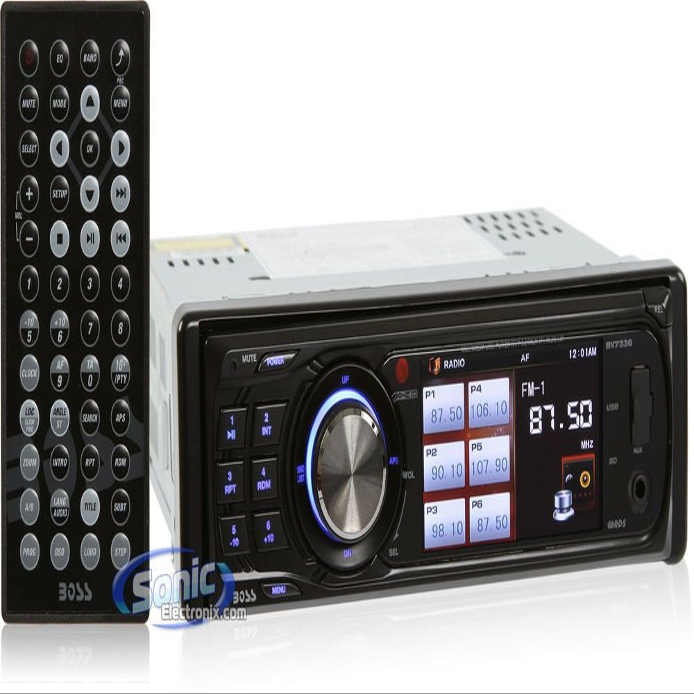 BOSS Audio Systems BV7336 in-Dash DVD MP3 CD AM FM Receiver