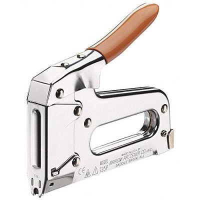 Wire/Cable Staple Gun, HD, Round Crown