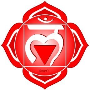 Muladhara Chakra Art Sticker