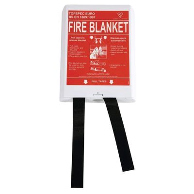 Quick Release Fire Blanket 1m x 1m.