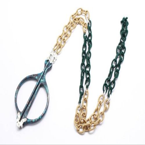 TSK Pendant Loupe 2 X Magnification Lens Diameter 40  20 mm Silk Chain SL  3