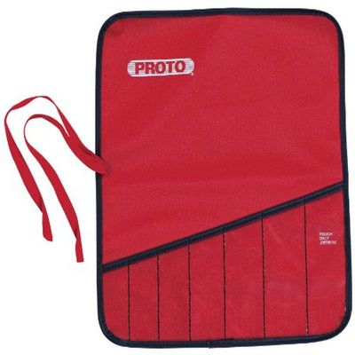 Red Canvas 11-Pocket Tool Roll
