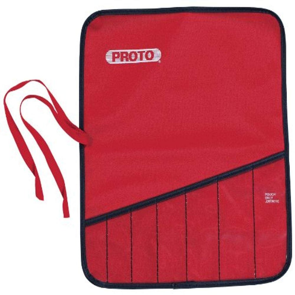Red Canvas 17-Pocket Tool Roll