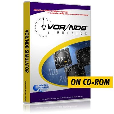 AVIATION TUTORIALS COMPANY, LLC VOR/NDB Simulator (CD-ROM) Practice VOR and NDB navigation in a comf
