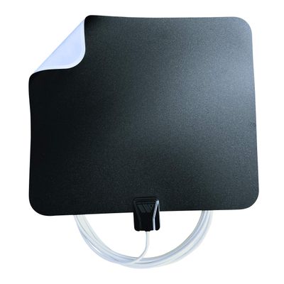 Winegard FL5500A FlatWave Amped Digital HD Indoor TV Antenna  Amplified, 4K & ATSC 3.0 Ready, High-VHF/UHF, 60 Mile Range, Dual Color, 18.5 ft Cable