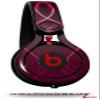 WraptorSkinz Skin Decal Wrap Compatible with Beats Mixr Headphones Abstract 01 Pink Skin Only (Headphones NOT Included) view 1