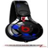 WraptorSkinz Skin Decal Wrap Compatible with Beats Mixr Headphones Abstract 02 Blue Skin Only (Headphones NOT Included)