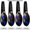 WraptorSkinz Skin Decal Wrap Compatible with Beats Mixr Headphones Abstract 02 Blue Skin Only (Headphones NOT Included) view 2