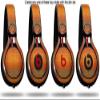 WraptorSkinz Skin Decal Wrap Compatible with Beats Mixr Headphones Plaid Pumpkin Orange Skin Only (Headphones NOT Included) view 2