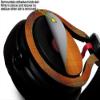WraptorSkinz Skin Decal Wrap Compatible with Beats Mixr Headphones Plaid Pumpkin Orange Skin Only (Headphones NOT Included) view 3