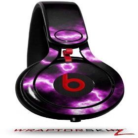 WraptorSkinz Skin Decal Wrap Compatible with Beats Mixr Headphones Electrify Hot Pink Skin Only (Headphones NOT Included)