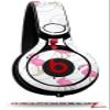 WraptorSkinz Skin Decal Wrap Compatible with Beats Mixr Headphones Flamingos on White Skin Only (Headphones NOT Included) view 1