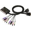 Aten CS682 2-Port Cable KVM Switch, CS682-AT (USB, DVI and Audio with Remote Port Selector) view 1