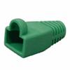 100 Pcs LOT Green Cat5 Cat5e Cat6 Rj45 8p8c Plug End Boot Cap Snagless view 2