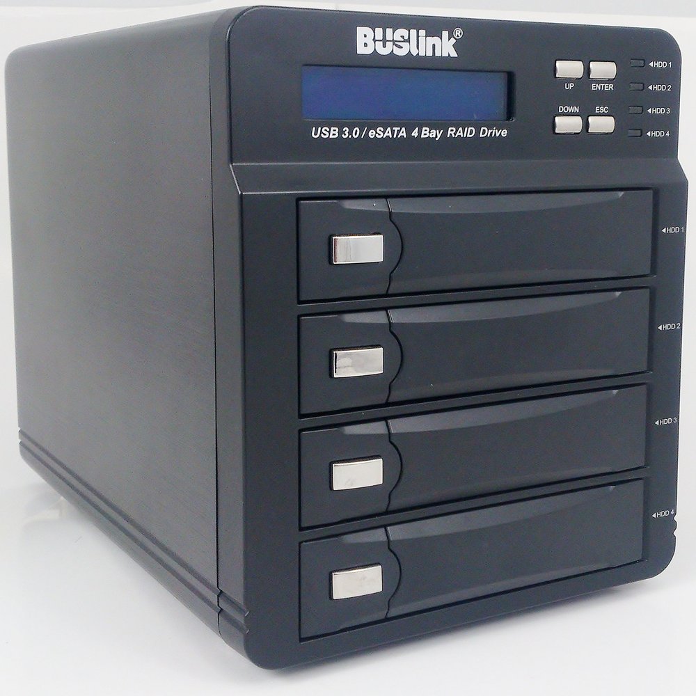 BUSlink 4-Bay RAID USB 3.0/eSATA External Desktop Hard Drive (16TB)
