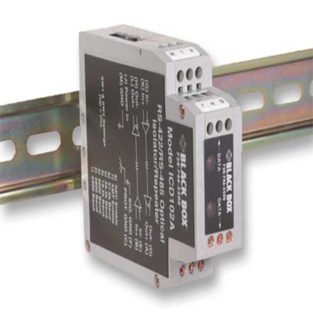 Black Box Async RS422/485 Repeater, (2) 6-Position Terminal Blocks