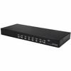 StarTech.com New A COMPLETE 8-PORT USB KVM KIT, INCLUDING ALL NECESSARY CABLES AND ACCESSORIES - Black, Push Button Switch, Push Button Actuator, Manual Operation view 1