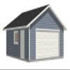Garage Plans : 2 Car - 576-3 - 24' x 24' - Two car - by Behm Design view 1