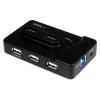 Startech.com 6 Port Usb 3.0 / Usb 2.0 Combo Hub With 2a Charging Port - 2x Usb 3.0 & 4x Usb 2.0 - 2 X 9-pin Female Usb 3.0 Usb, 4 X 4-pin Type A Female Usb 2.0 Usb view 1