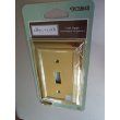 Roth + Allen Single Toggle Polished Brass Finish Wall Plate #0139648