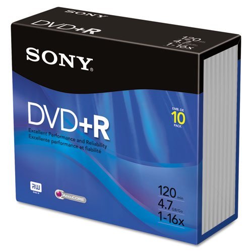 Son10Dpr47R4Us Disc Dvd+R 10Pk Jewel Cs