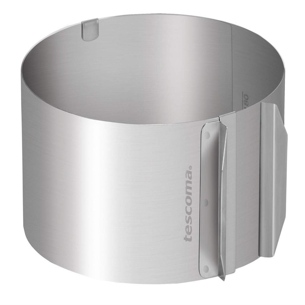 Forever Crystal Tescoma Round Adjustable Baking Frame  16-30 cm Delicia, Assorted, 19.7 x 9.2 x 19.8 cm