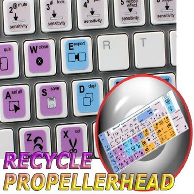 RECYCLE KEYBOARD STICKERS SHORTCUTS