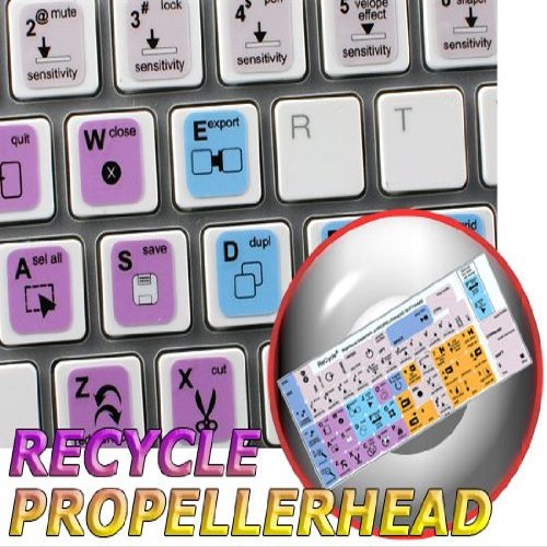 RECYCLE KEYBOARD STICKERS SHORTCUTS