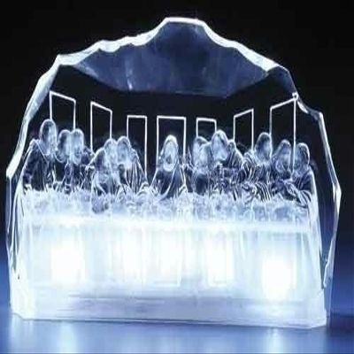 IWGAC 0182DS-62953 5.5 in. Led Acrylic Last Supper