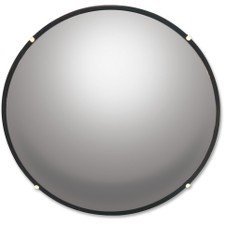 Wholesale CASE of 5 - See-All Round Glass Convex Mirrors-Round Glass Convex Mirror, 18", Adjustable Brackets